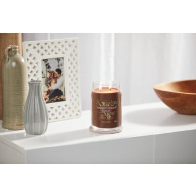 Praline & Birch Signature Large Jar Candle Yankee Candle, Brown, 9.3cm X 15.7cm , Sweet & Spicy