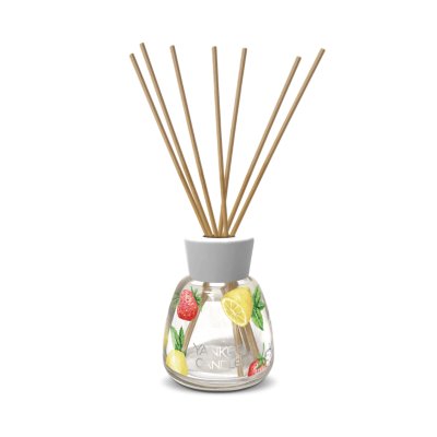 Iced Berry Lemonade Signature Reed Diffuser Yankee Candle, Yellow, 7.9cm X 7.9cm X 24.1cm , Fruity