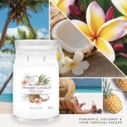Coconut Beach Signature Large Jar Candle Yankee Candle, White, 9.3cm X 15.7cm , Fruity