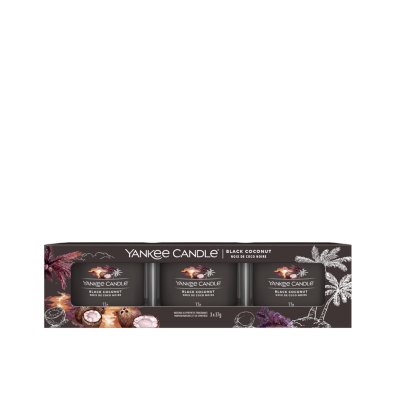 Black Coconut Yankee Candle® Minis (3-Pack), 17.7cm X 5cm , Floral