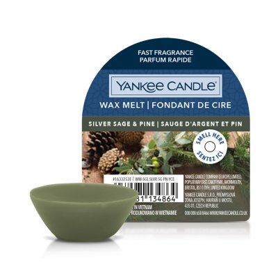 Silver Sage & Pine Yankee Candle, Green, 5.6cm X 1.5cm , Woody