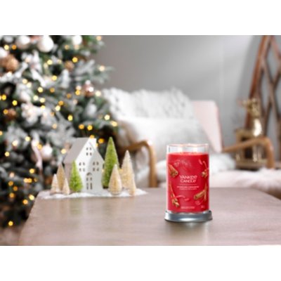 Sparkling Cinnamon Yankee Candle, Red, 9.9cm X 14.9cm , Sweet & Spicy