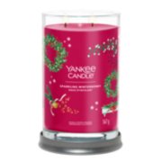 Sparkling Winterberry Signature Large Tumbler Candle Yankee Candle, Red, 9.9cm X 14.9cm , Fresh & Clean