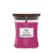 Wild Berry & Beets Medium Hourglass Candle WoodWick, Pink, 9.9cm X 9.9cm X 11.4cm , Fruity