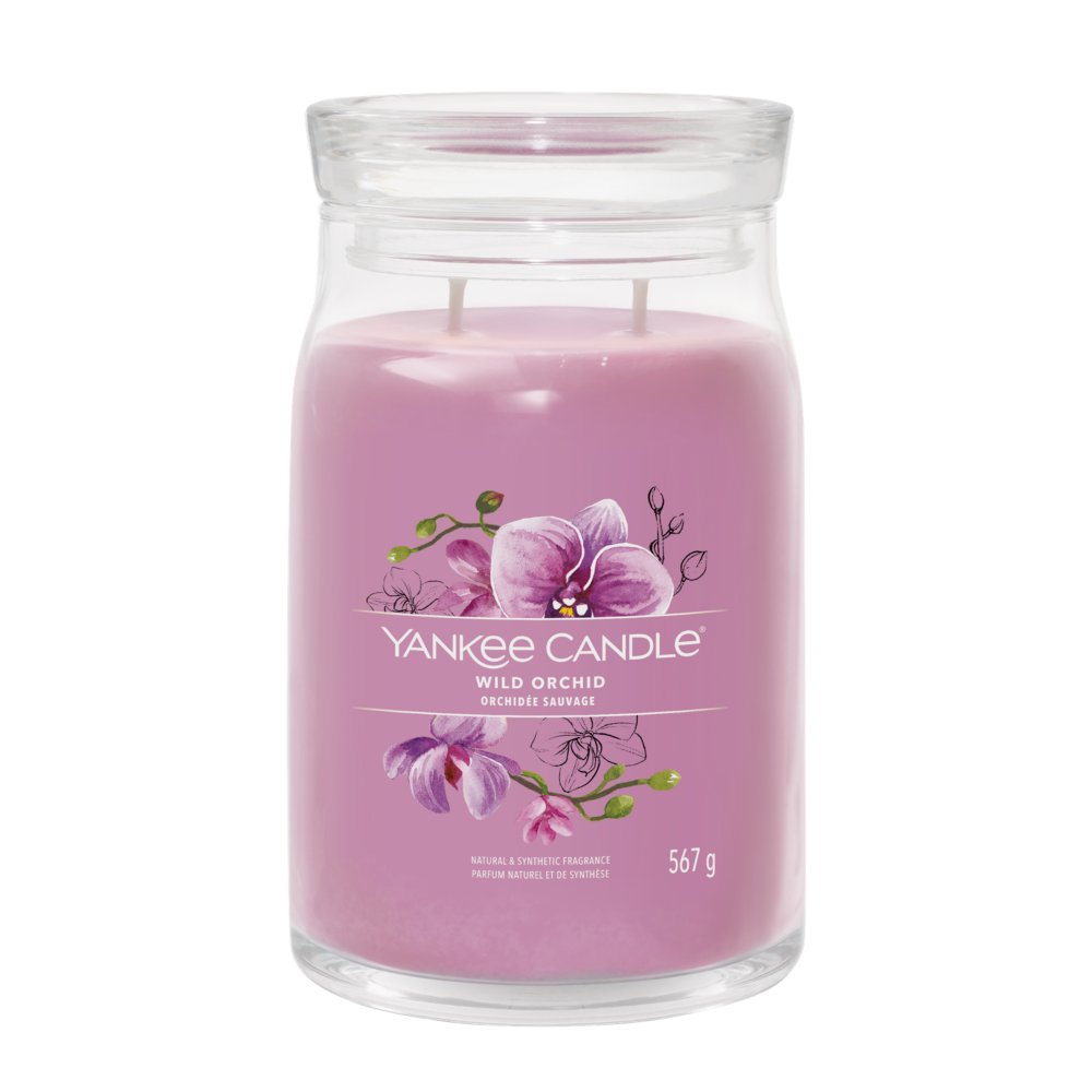 Wild Orchid Yankee Candle, Purple, 9.3cm X 15.7cm , Floral