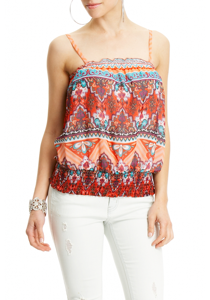 2b Shoshana Printed Top