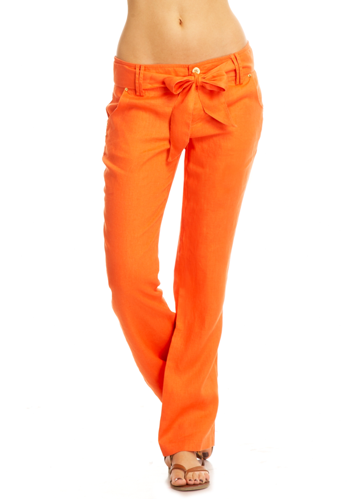 2b Linen Wide Leg Jean