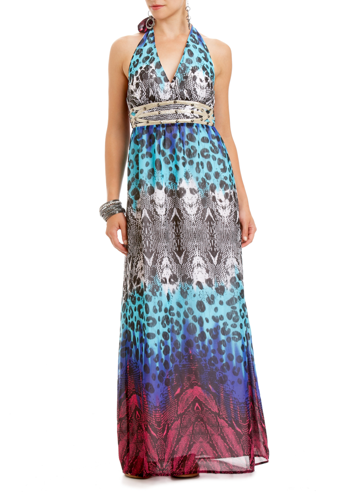 2b Wild Thing Studded Halter Dress