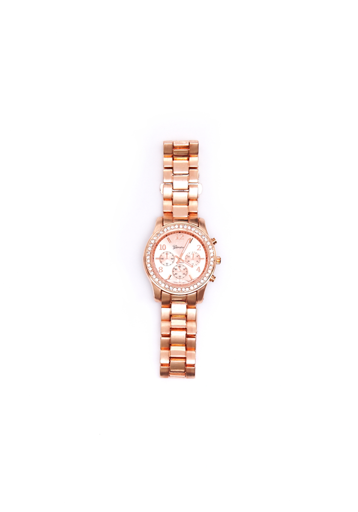 2b Metal and Rhinestone Watch