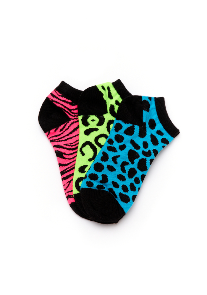 2b Neon Animal 3-Pack Shortie