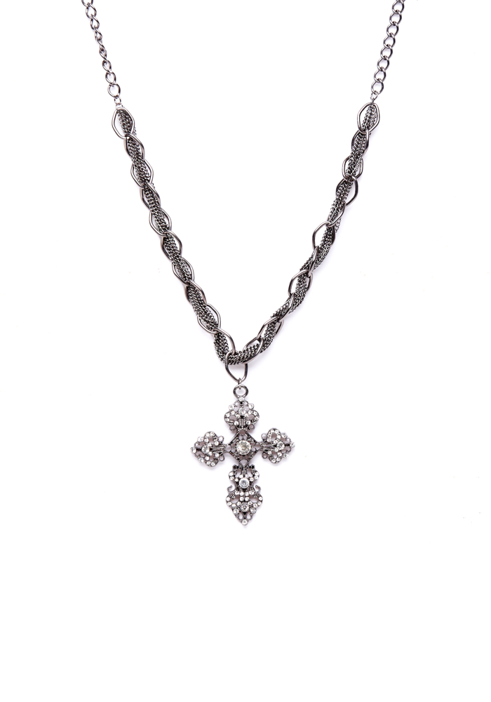 2b Gothic Cross Necklace