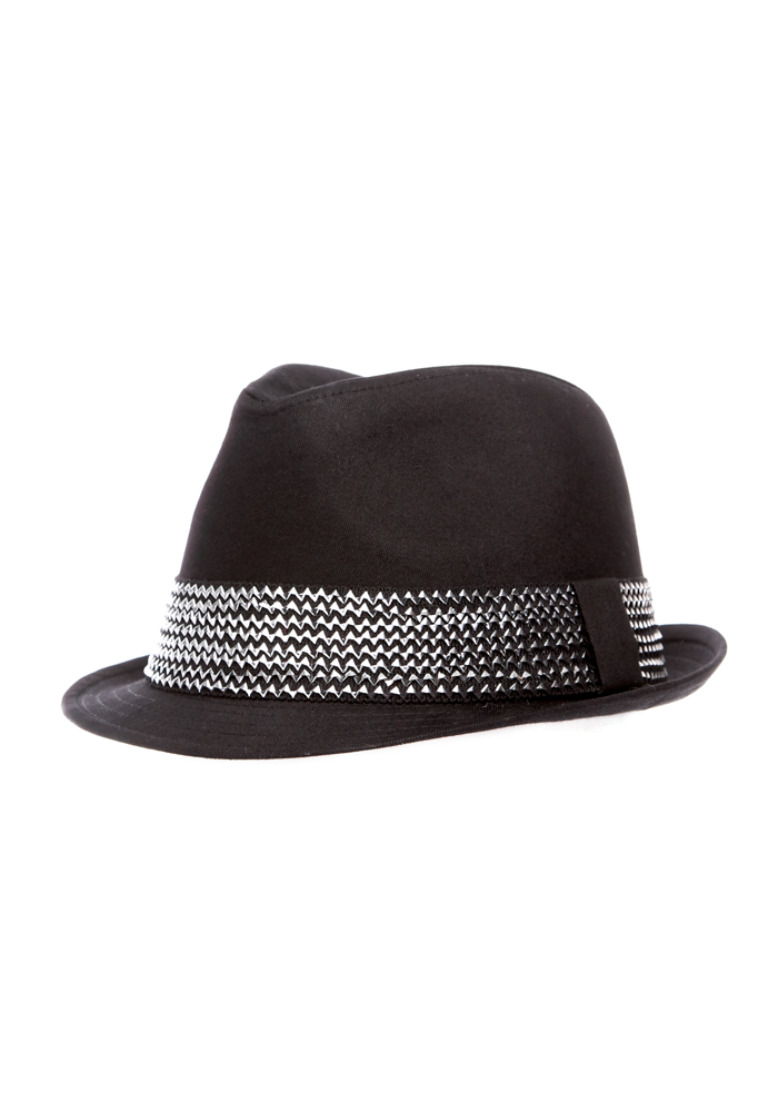 2b Glitzy Brim Fedora