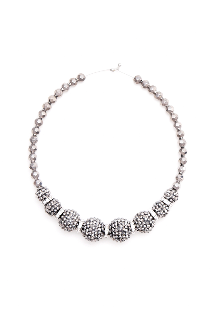2b Shamballa Beaded Choker