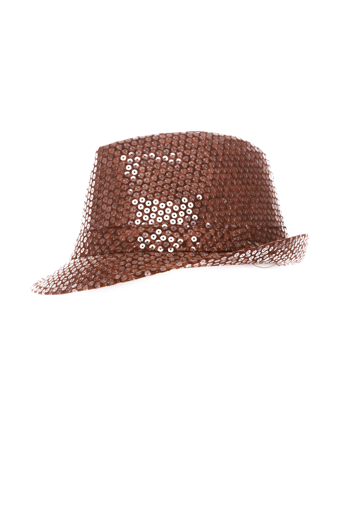 2b Leopard Sequin Fedora