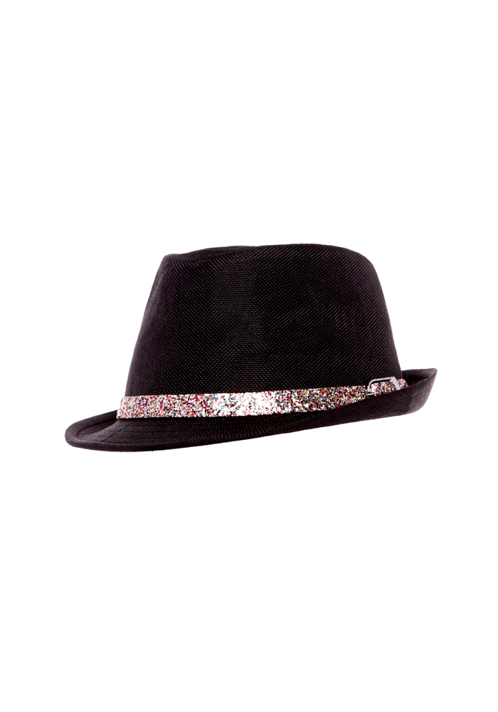 2b Fedora with Glitter Band