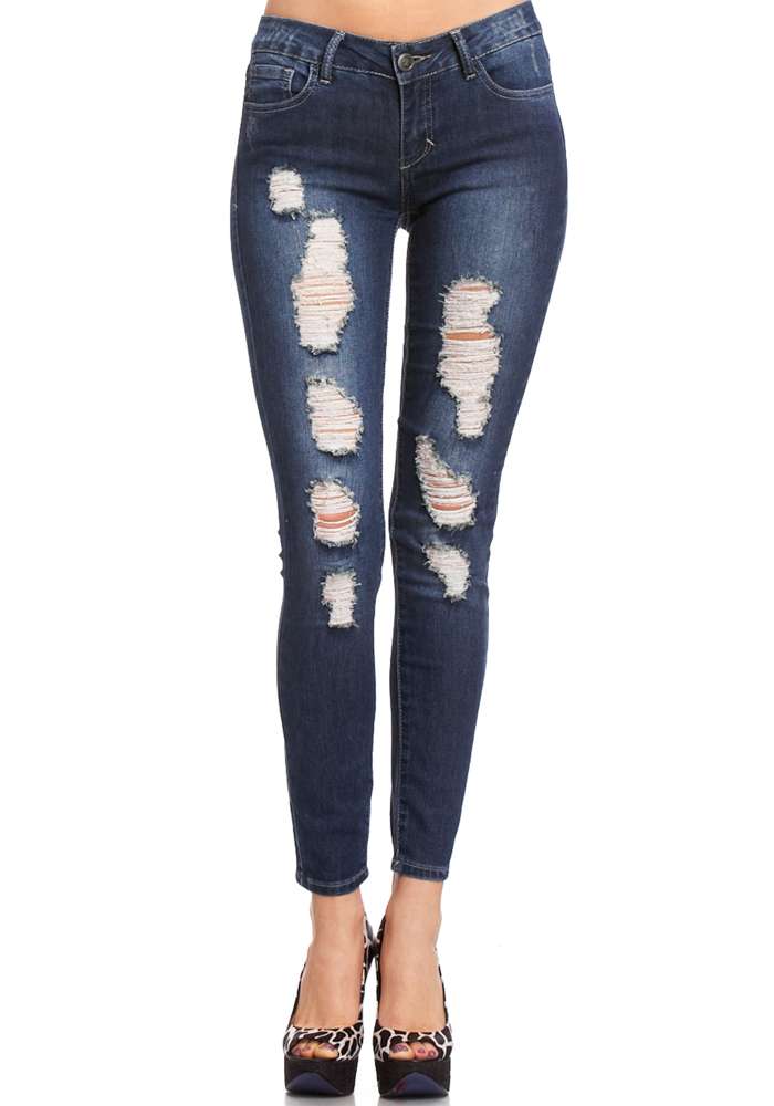 Rip N Repair Skinny Jean at 2b