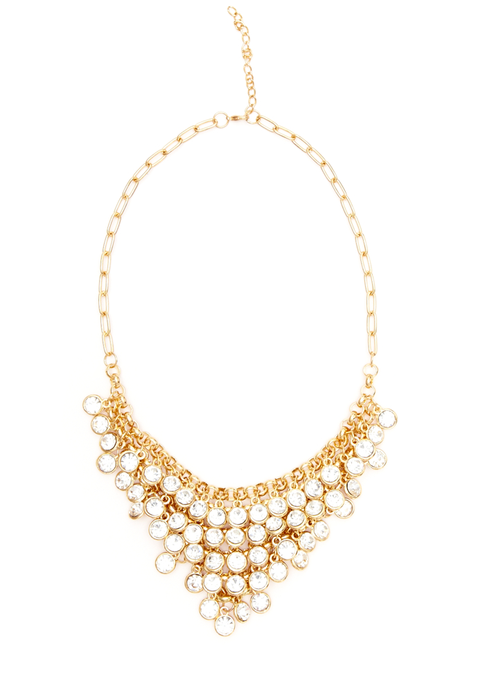 2b Cascade Jewels Bib Necklace