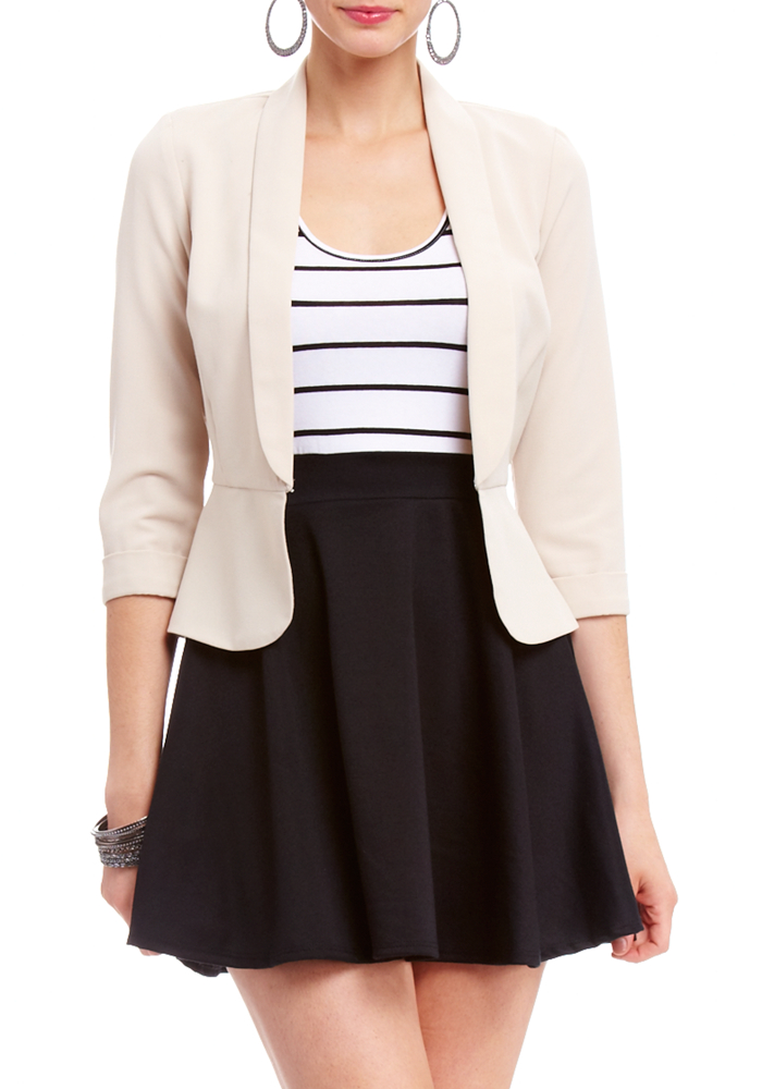 2b Lace Back Blazer