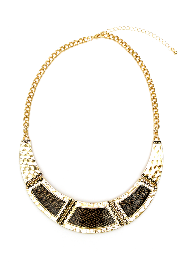 2b Tribal Plaque Necklace