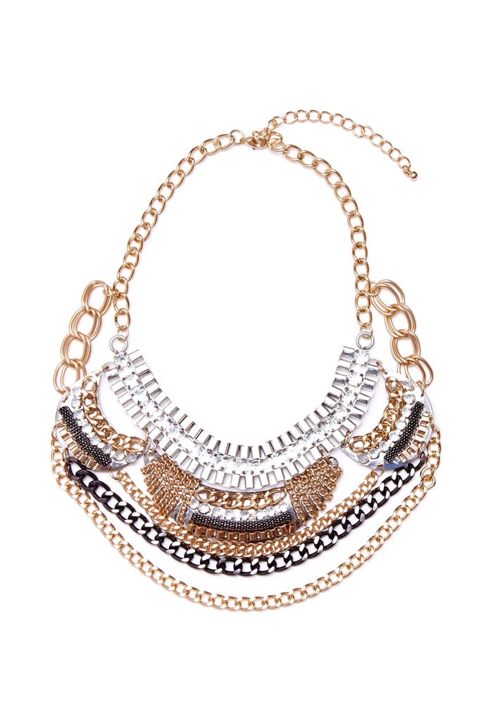 Short Tribal Statement Necklace at 2b