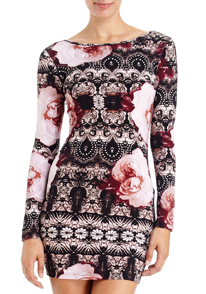 Floral Romance Long Sleeve Dress