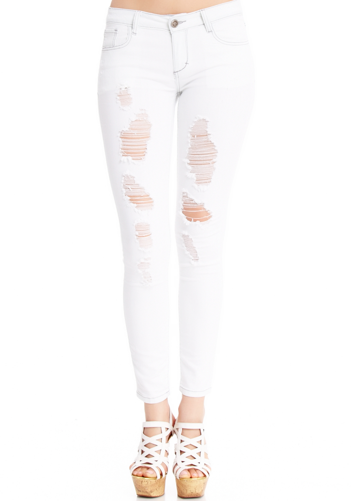 2b Stacy Rip n Repair Skinny Jean