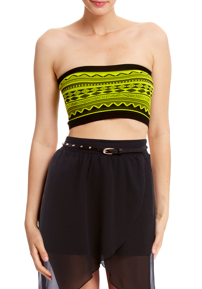 Tribal Bandeau Top