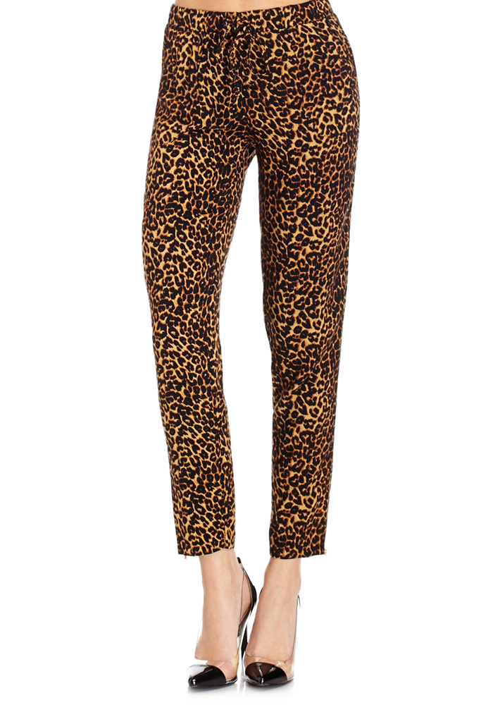 Leopard Challis Pants
