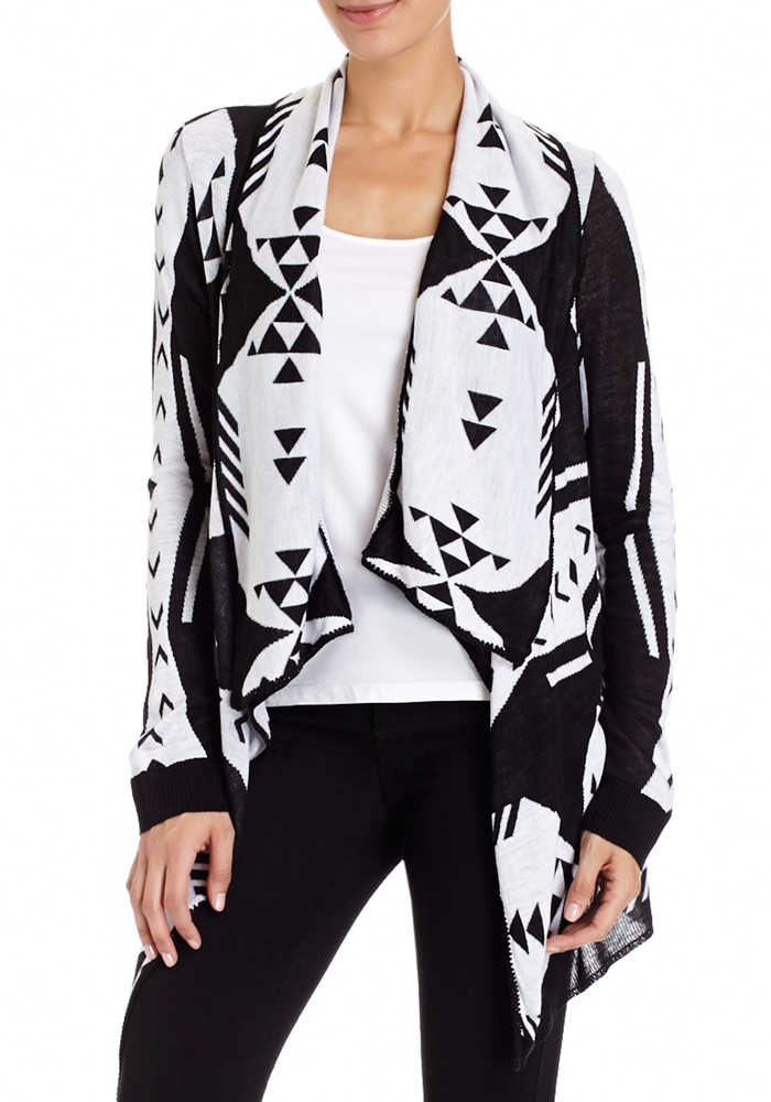 Long Sleeve Tribal Cover Up
