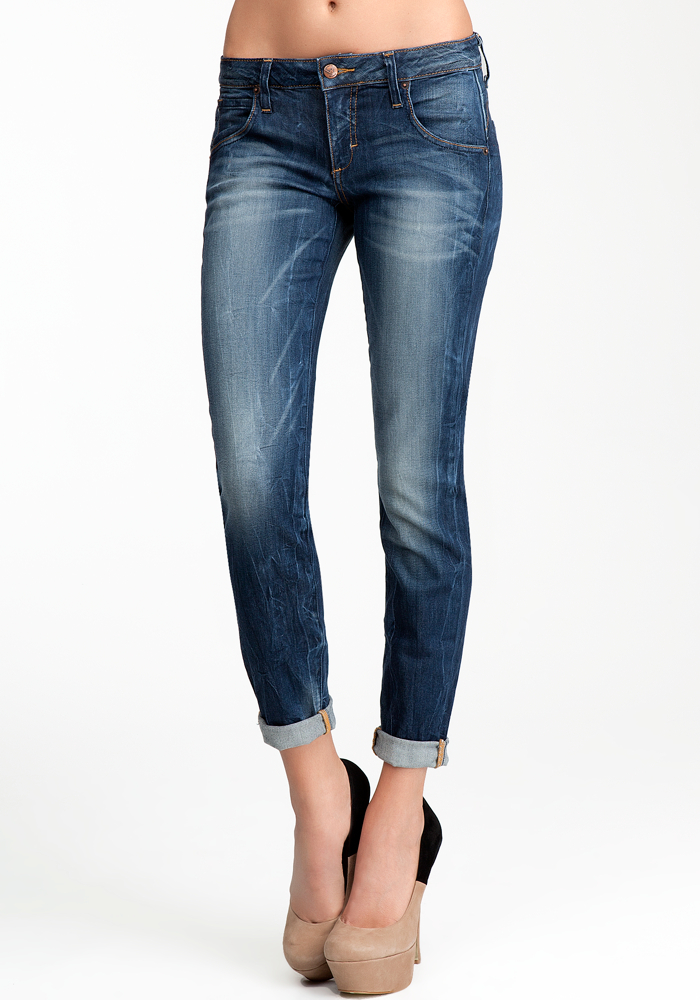 bebe Skinny Boyfriend Jean - ONLINE EXCLUSIVE
