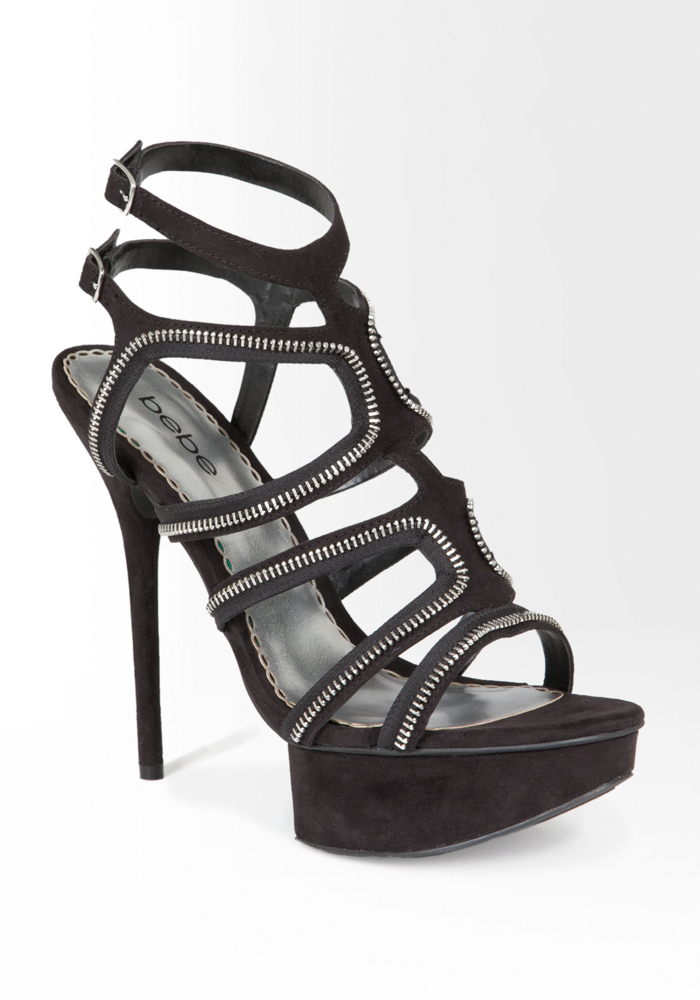 bebe Latasha Zipper Gladiator Sandal