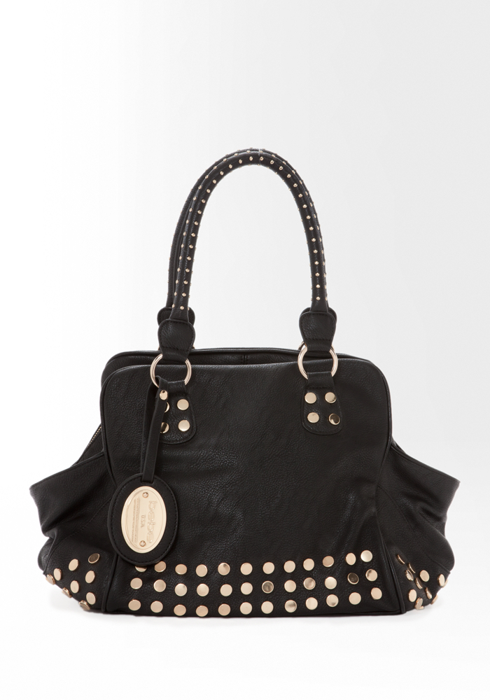 bebe Larue Stud Wing Satchel