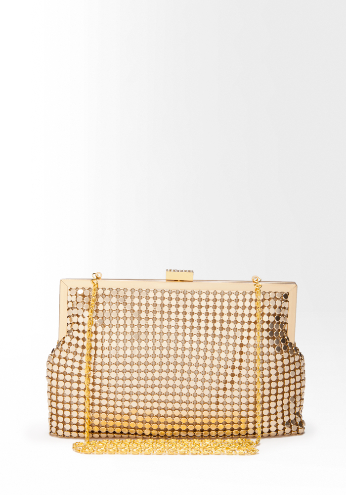 Large Mesh Frame Clutch