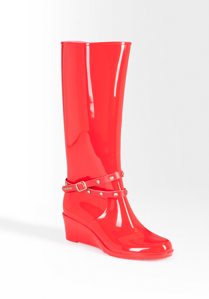 bebe Ariel Studded Rain Boot
