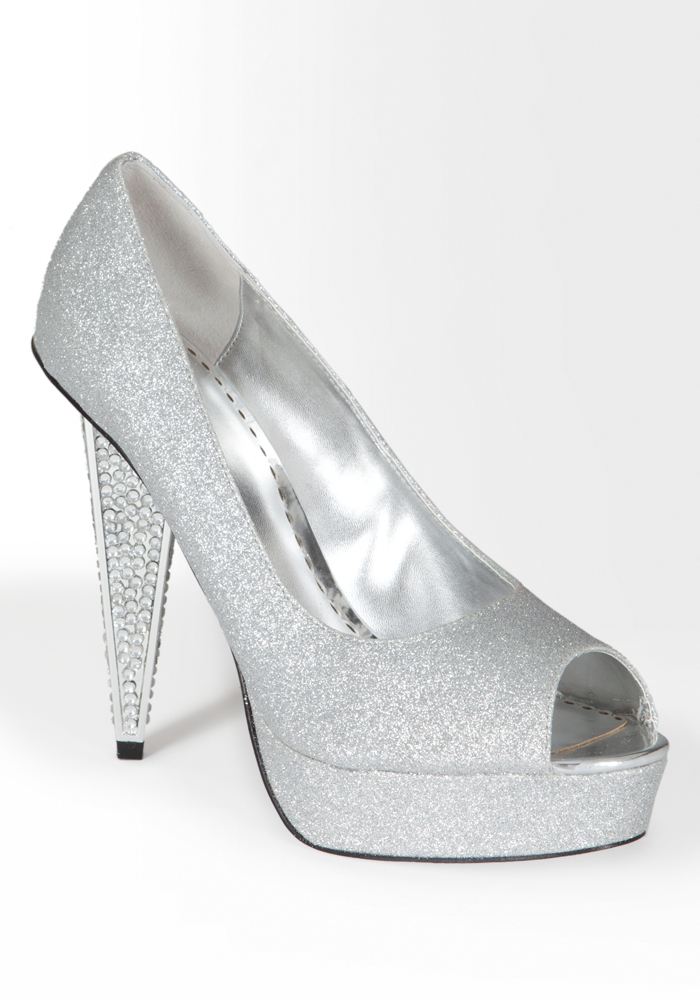 glitter pumps new look