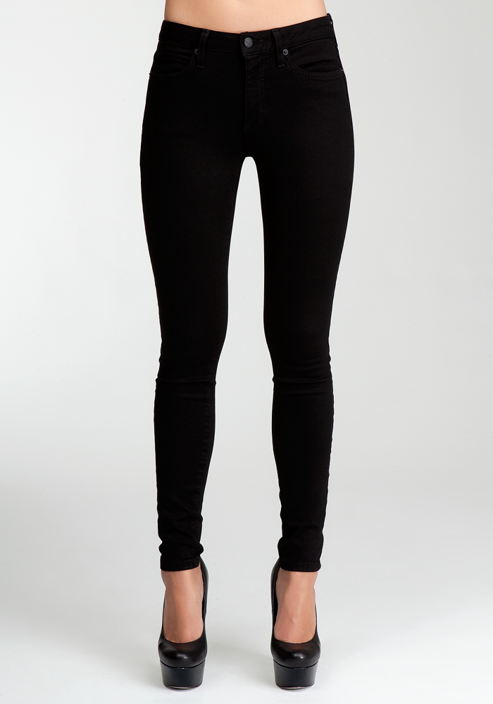 Midrise Icon Skinny Jeans at bebe