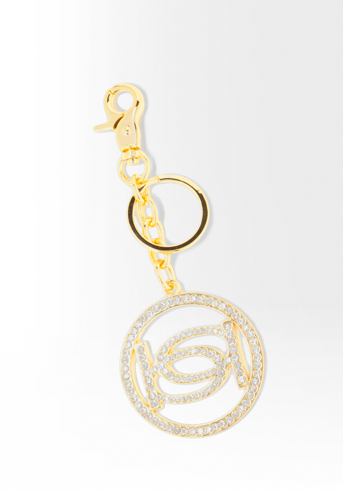 Interlocking Logo Keychain - Gold - 1Sz