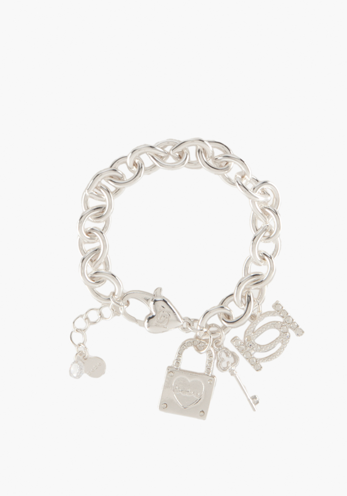 Logo Padlock Charm Bracelet - ONLINE EXCLUSIVE at bebe