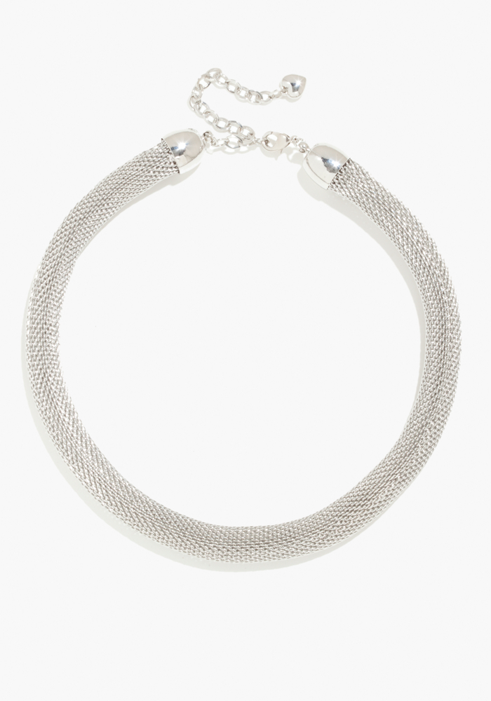 bebe Short Mesh Necklace
