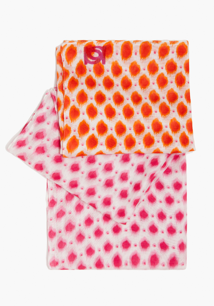 bebe Fire Dot Print Scarf