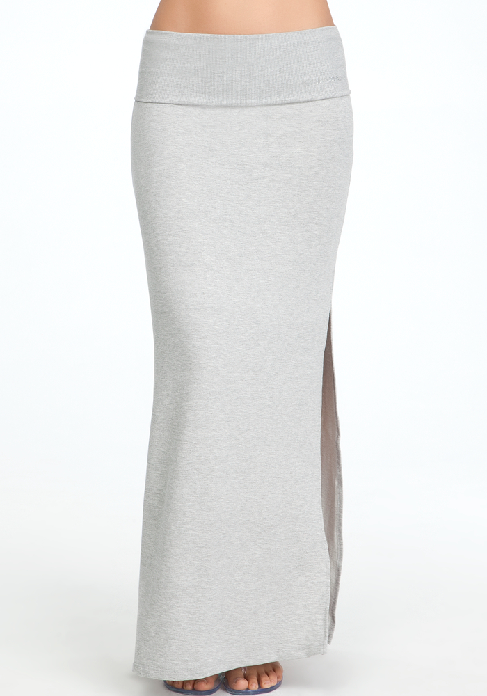 Logo Fold Over Maxi Skirt