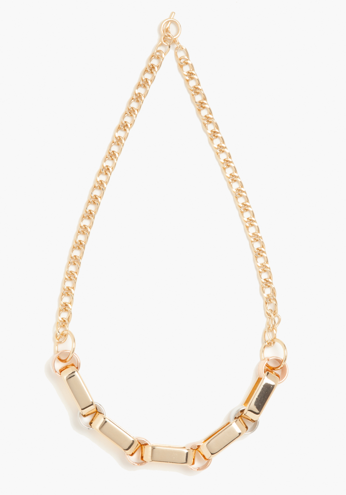 Mixed Multi Chain Link Long Necklace Mybird