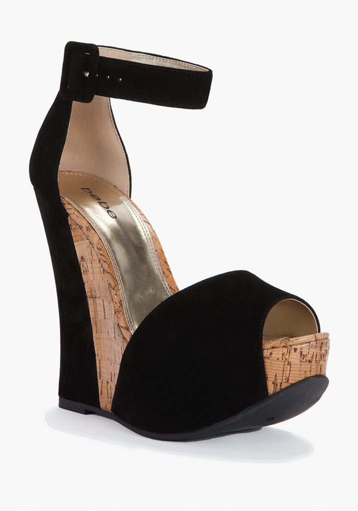 Carissa Faux Suede Wedge Sandal - ONLINE EXCLUSIVE
