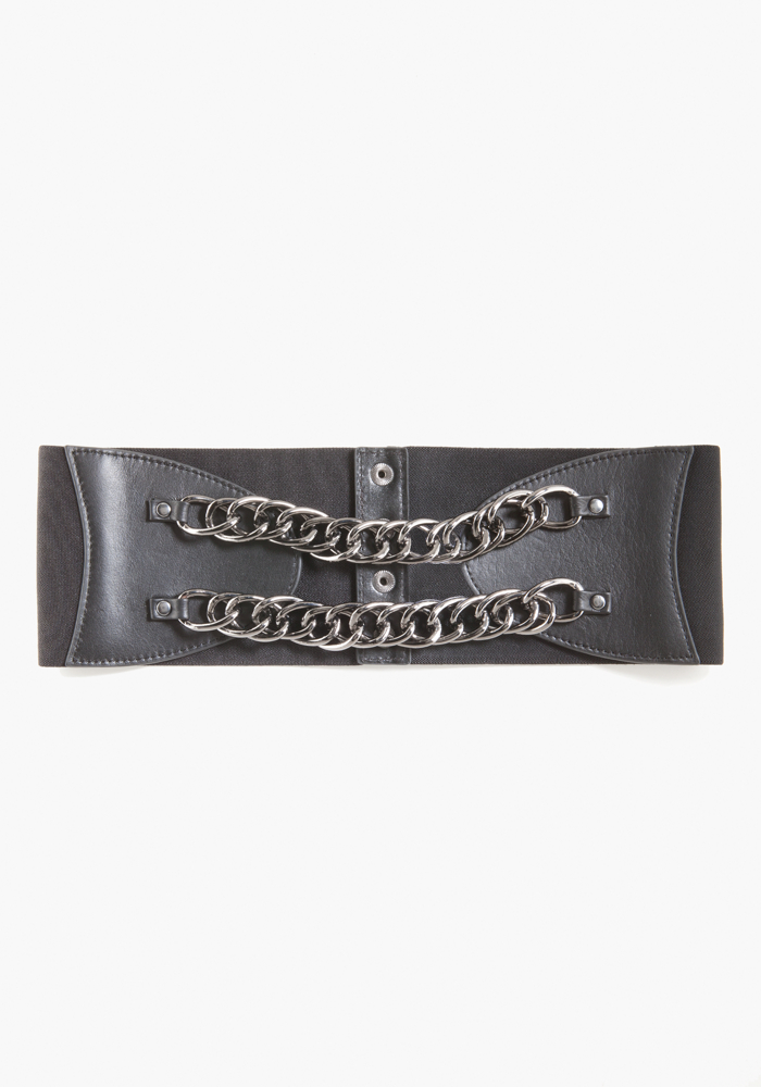 bebe Snake Chain Stretch Belt