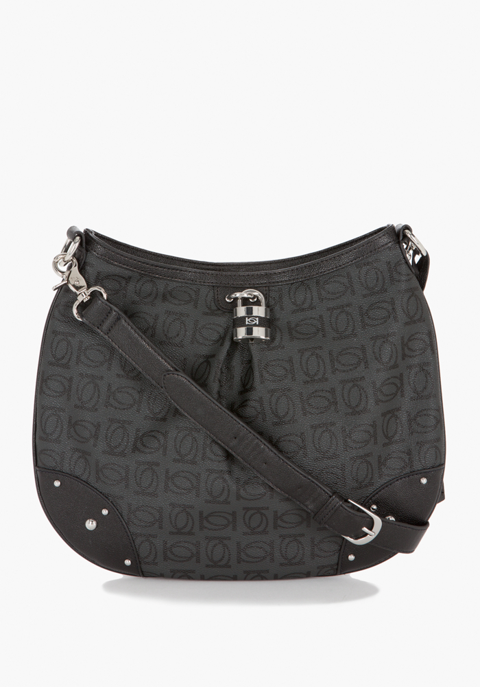 bebe Logo Monogram Crossbody