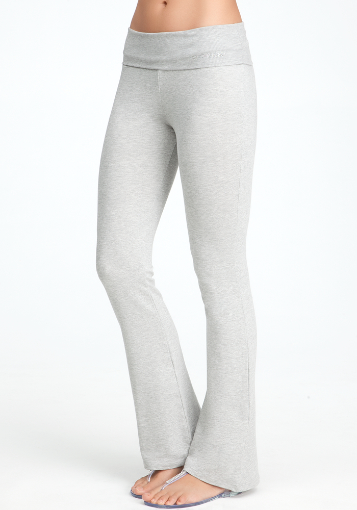 bebe Logo Hanger Fold Over Pant
