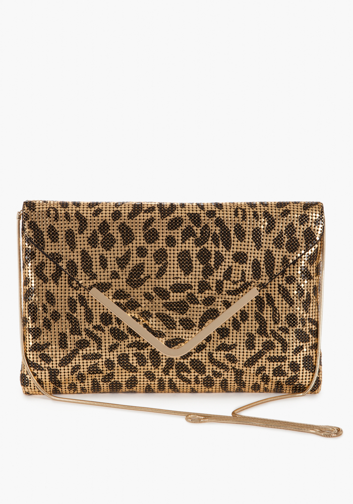 Oversized Mesh Envelop Clutch