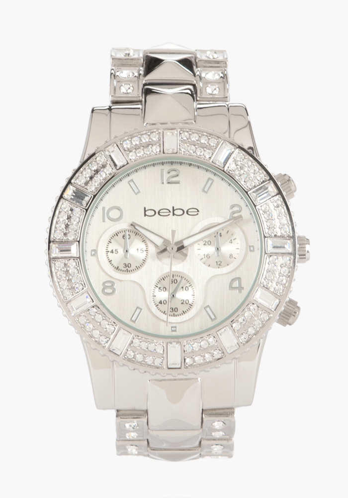 bebe Pyramid Band Watch
