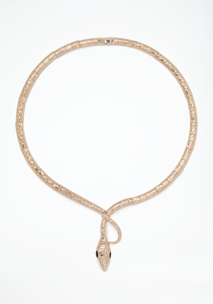 bebe Short Snake Necklace