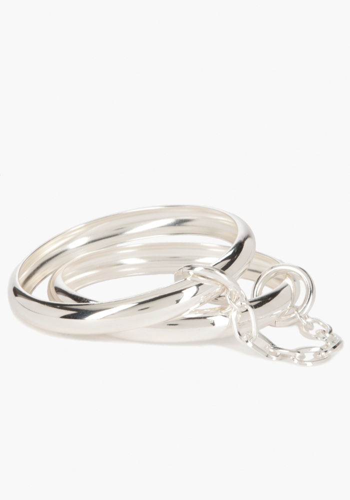 bebe Double Chain Bracelet